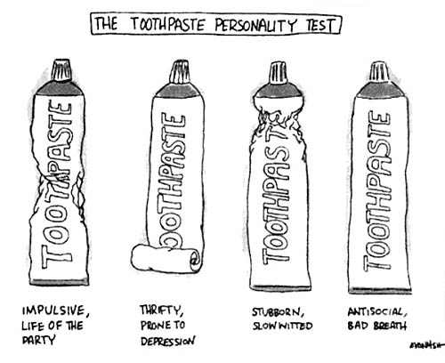 Friday Funny 111: Toothpaste Personality Test